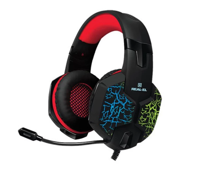 Фото - наушники Гарнитура REAL-EL GDX-7750 Black/Red