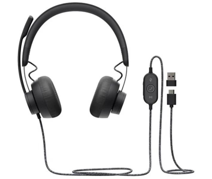 Фото - наушники Гарнитура Logitech Zone Wired Black (981-000870) Sava Family