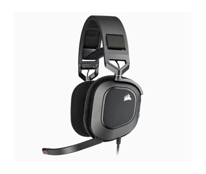 Фото - наушники Гарнитура Corsair HS80 RGB USB Headset Carbon (CA-9011237-EU)