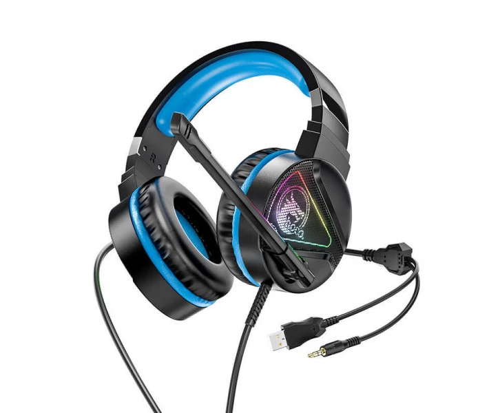 Фото - наушники Наушники Hoco W104 Drift gaming headphones Blue