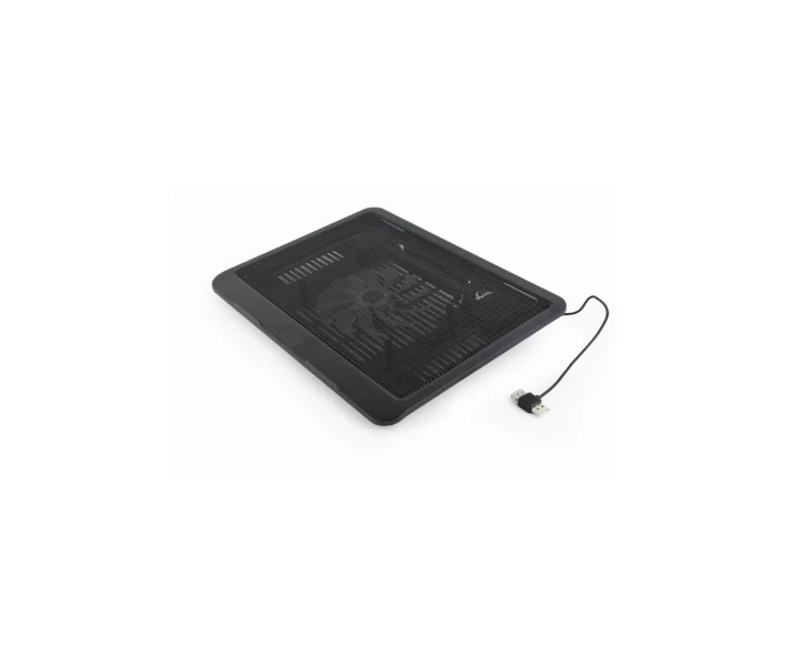 Фото - стол и подставку для ноутбука Подставка для ноутбука Gembird до 15", 1x120 mm fan, black (NBS-1F15-04) (491159-01)