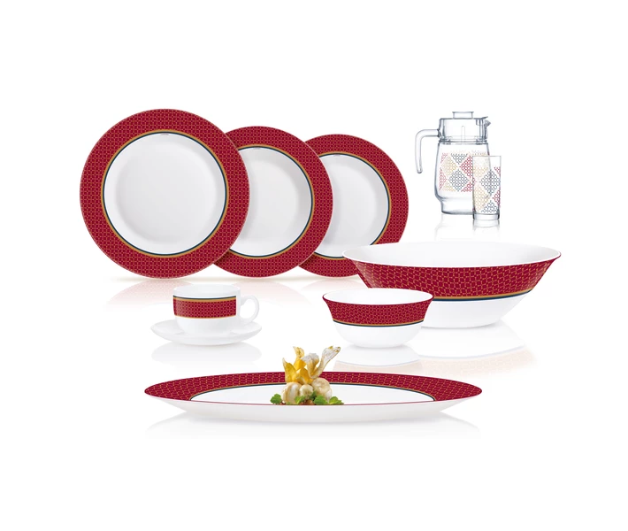 Фото - сервиз Сервиз LUMINARC ESSENCE ALTO RUBIS, 46 предметов