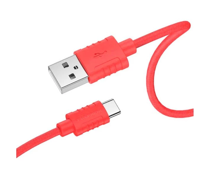 Фото - адаптер и кабель Кабель USB BOROFONE BX52 Airy Type-C (3A) (1M) Красный