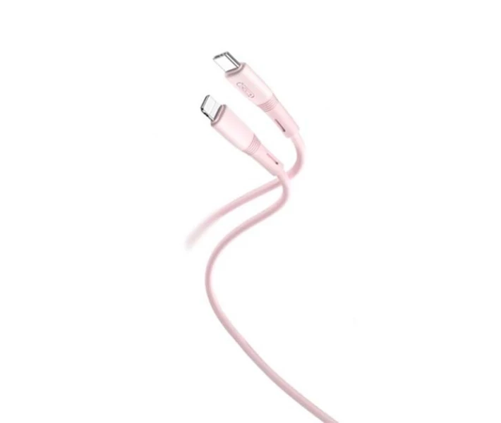 Фото - адаптер и кабель Кабель зарядки XO NB-Q226A Type-C to Lightning (PD27W) (1M) Fast Charging for iOS устройств iPhone 6/7/8/X/Xs/11/12/13/14 Pro Max Розовый