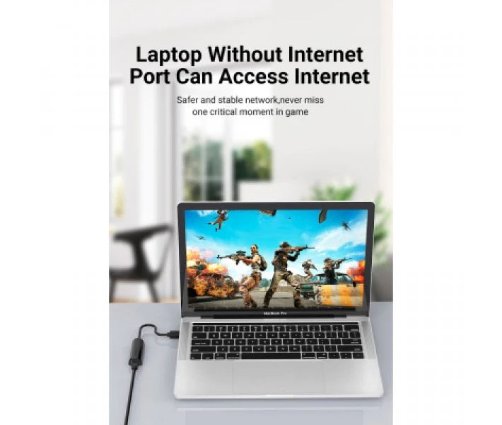 Фото - адаптер и кабель Переходник USB 2.0 to Ethernet RJ45 100Mb Vention (CEGBB)
