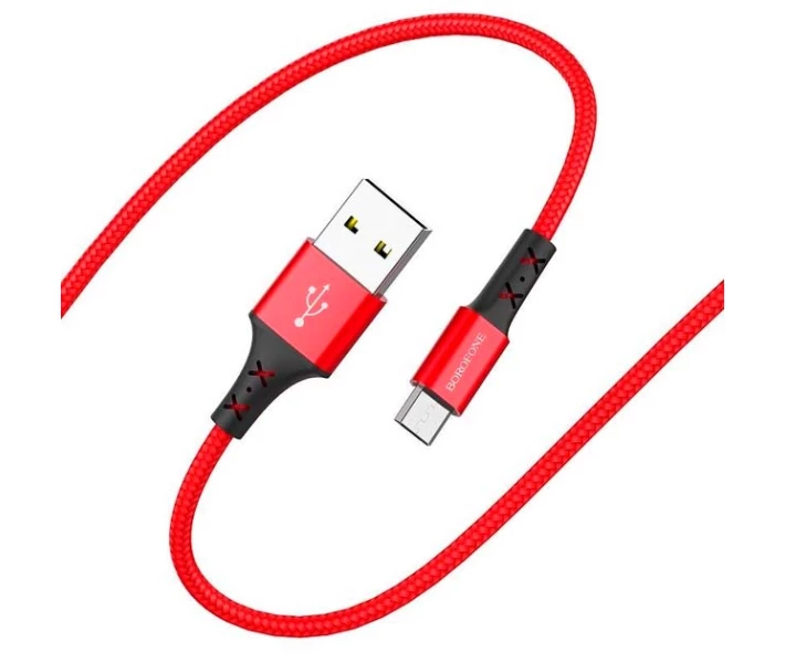 Фото - адаптер и кабель Кабель USB BOROFONE BX20 Enjoy Micro USB (2A) (1M) Красный