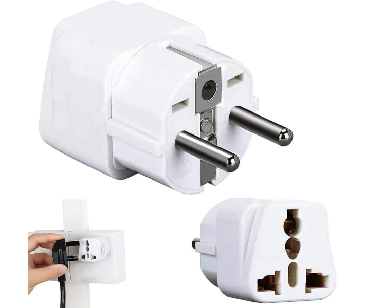 Фото - адаптер и кабель Переходник в розетку Travel Adapter SP-008 (для вилок Англии) (33455)