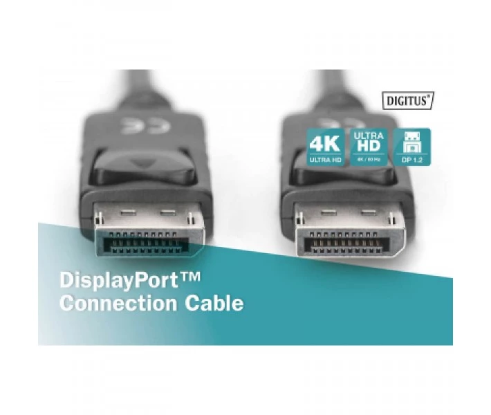 Фото - адаптер и кабель Кабель мультимедийный Display Port to Display Port 15.0m ASSMANN Digitus (AK-340100-150-S)