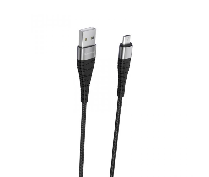 Фото - адаптер и кабель Кабель USB BOROFONE BX32 Munificent Micro USB (2.4A) (1M) Черный