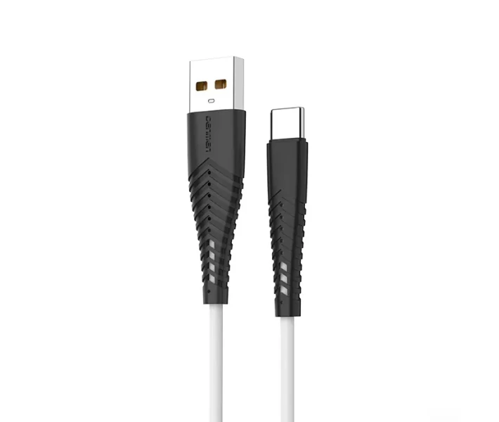 Фото - адаптер и кабель Кабель Denmen D19T USB-Type-C (2.4A) (1M) Белый