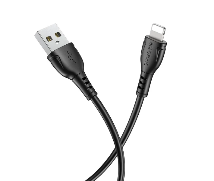 Фото - адаптер и кабель Кабель зарядки BOROFONE BX51 (2.4A) (1M) для Apple Lightning to USB для iOS устройств iPhone/iPad/iPod Черный