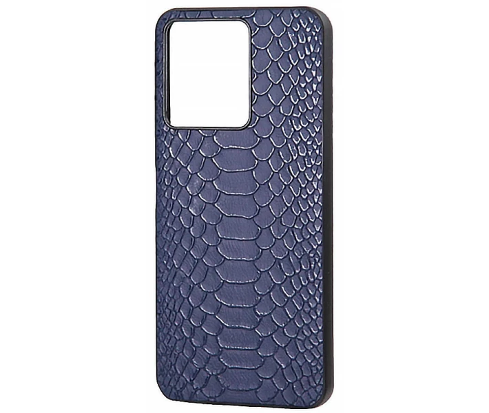Фото - чехол для смартфона Кожаная накладка Fibra Python для Xiaomi Redmi 13C (Blue) (1701483)