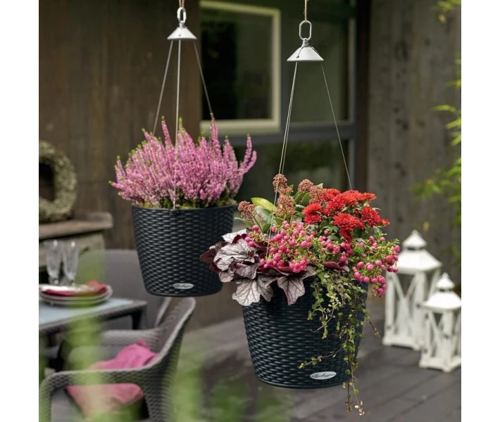Фото - горшок для цветов  Горшок Cottage Nido 27, антрацит (15193)