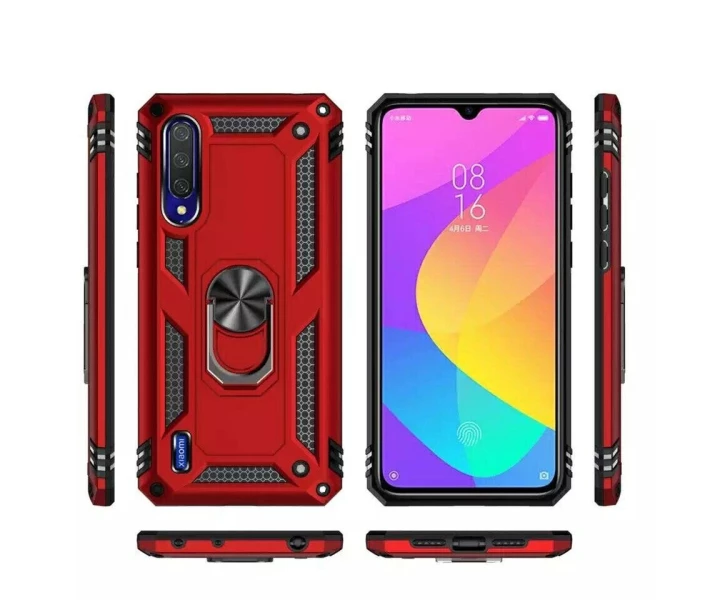 Фото - чехол для смартфона Чехол с кольцом Defender для Xiaomi MiA3 цвет Красный (084467)