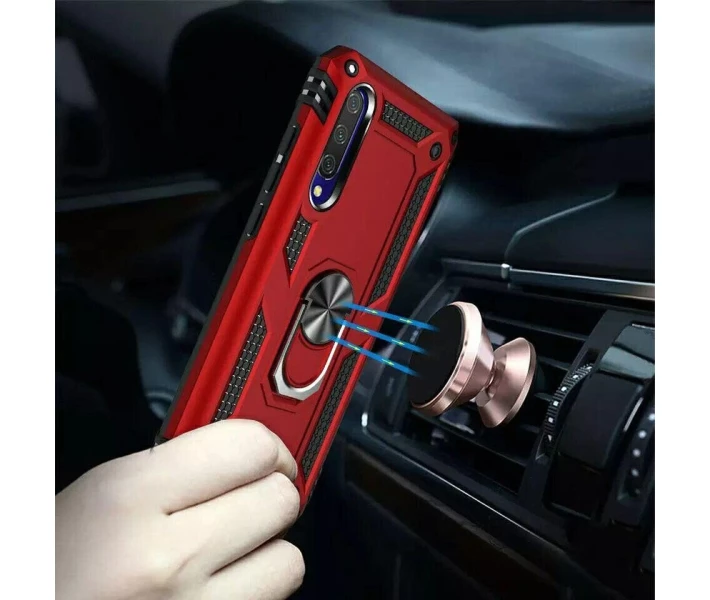 Фото - чехол для смартфона Чехол с кольцом Defender для Xiaomi MiA3 цвет Красный (084467)