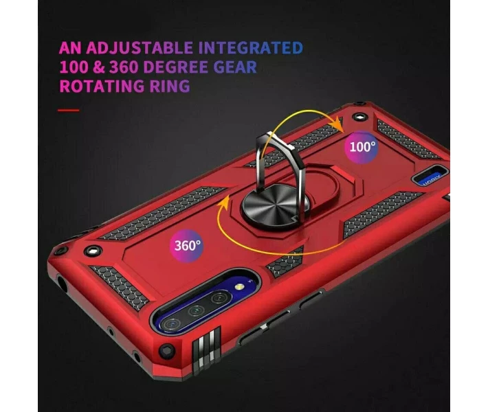 Фото - чехол для смартфона Чехол с кольцом Defender для Xiaomi MiA3 цвет Красный (084467)