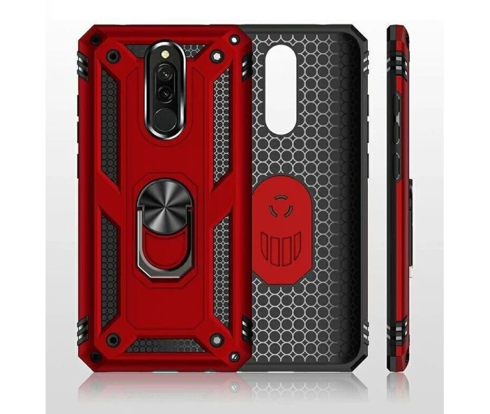 Фото - чехол для смартфона Чехол с кольцом Defender для Xiaomi Redmi 8 / 8A цвет Красный (084967)
