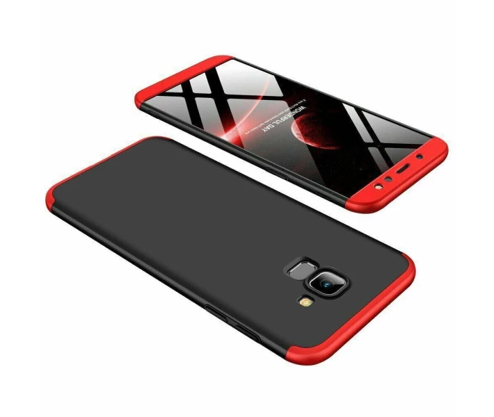 Фото - чехол для смартфона Чехол GKK 360 градусов для Samsung Galaxy J6 (2018) / J600 цвет Черно-Красный (061110_8)