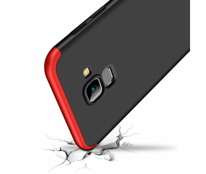 Фото - чехол для смартфона Чехол GKK 360 градусов для Samsung Galaxy J6 (2018) / J600 цвет Черно-Красный (061110_8)