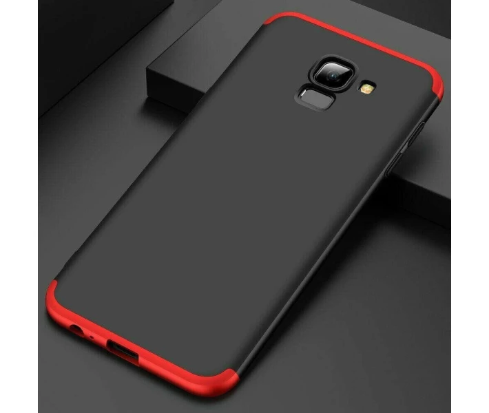 Фото - чехол для смартфона Чехол GKK 360 градусов для Samsung Galaxy J6 (2018) / J600 цвет Черно-Красный (061110_8)
