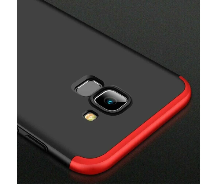 Фото - чехол для смартфона Чехол GKK 360 градусов для Samsung Galaxy J6 (2018) / J600 цвет Черно-Красный (061110_8)