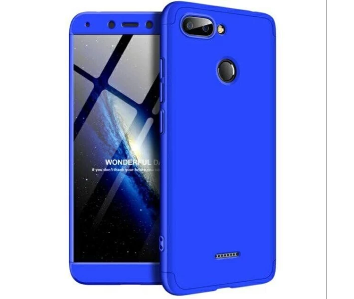 Фото - чехол для смартфона Чехол GKK 360 градусов для Xiaomi Redmi 6 цвет Синий (082010)