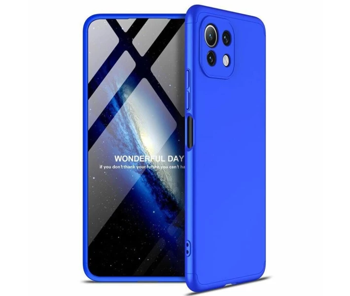 Фото - чехол для смартфона Чехол GKK 360 градусов для Xiaomi Mi 11 lite цвет Синий (086910)
