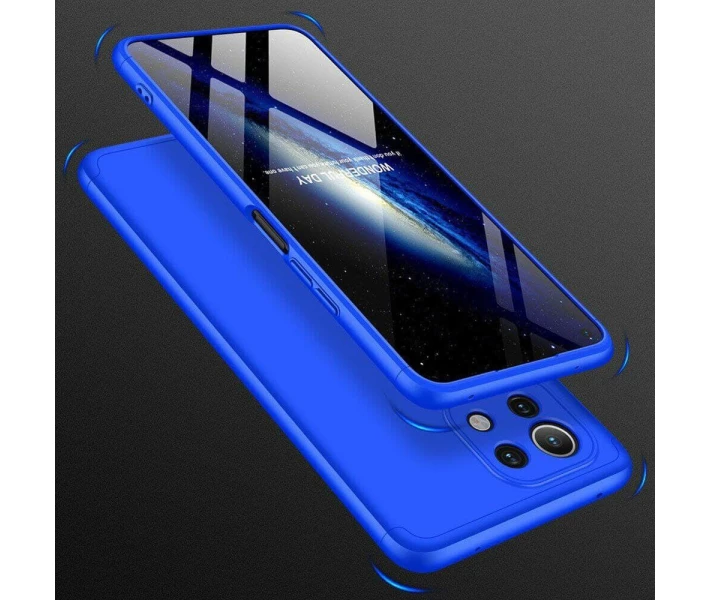 Фото - чехол для смартфона Чехол GKK 360 градусов для Xiaomi Mi 11 lite цвет Синий (086910)