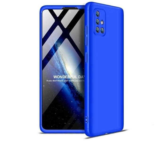 Фото - чехол для смартфона Чехол GKK 360 градусов для Samsung Galaxy A71 цвет Синий (064910)