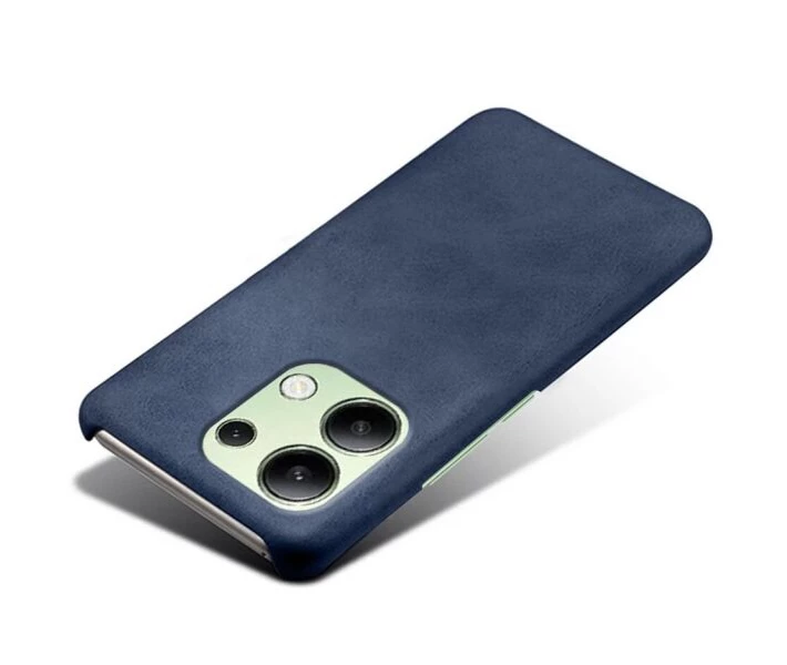 Фото - чехол для смартфона Защитный Чехол Deexe Leather Back Cover для Xiaomi Redmi Note 13 - Blue