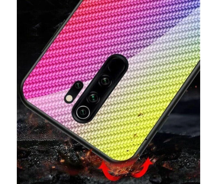 Фото - чехол для смартфона Силиконовый Чехол GlassCase Twist с градиентом для Xiaomi Redmi Note 8 Pro цвет Сиреневый (084759_8)