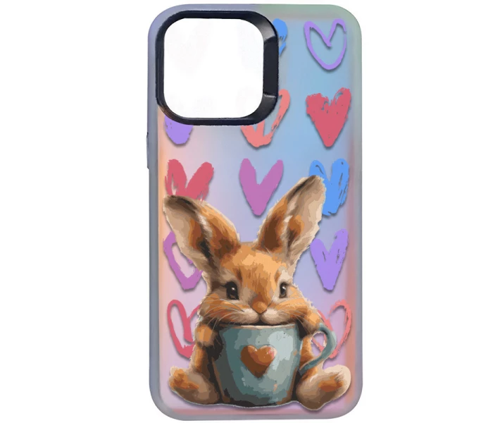 Фото - чехол для смартфона TPU+PC Чехол TakiTaki Love magic glow для Apple iPhone 13 Pro Max (6.7) (Sweet rabbit / Pink / Purple) (1701292)