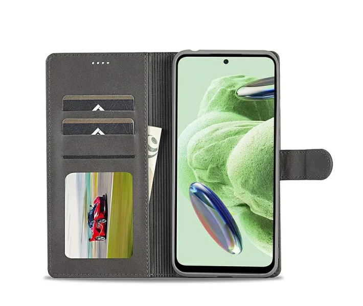 Фото - чехол для смартфона Чехол-Книжка iMeeke для Xiaomi Redmi Note 12 Pro 5G цвет Серый (88266_9)