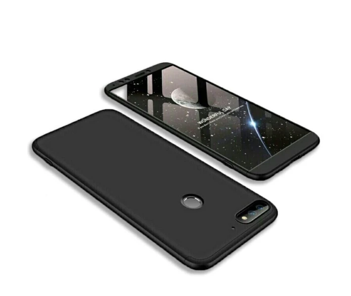 Фото - чехол для смартфона Чехол GKK 360 градусов для Huawei Y7 Prime (2018) / Honor 7C Pro цвет Черный (013010_1)