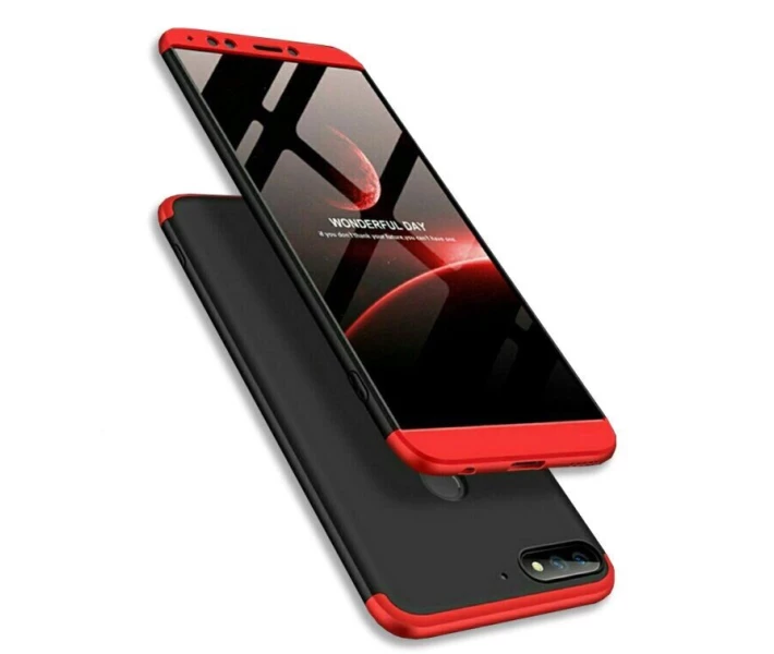 Фото - чехол для смартфона Чехол GKK 360 градусов для Huawei Y7 Prime (2018) / Honor 7C Pro цвет Черный (013010_1)