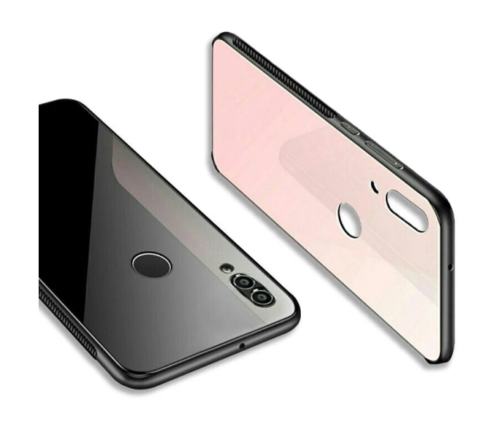 Фото - чехол для смартфона Силиконовый Чехол со Стеклянной крышкой для Huawei P20 lite цвет Черный (012207_1)