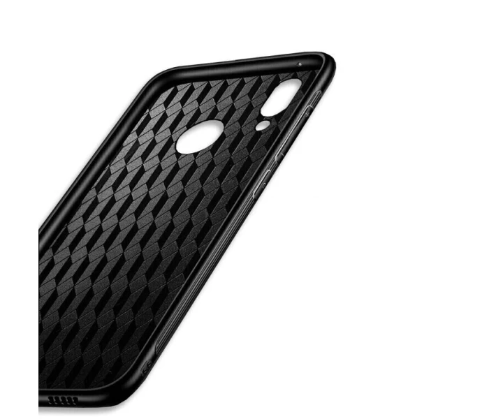 Фото - чехол для смартфона Силиконовый Чехол со Стеклянной крышкой для Huawei P20 lite цвет Черный (012207_1)