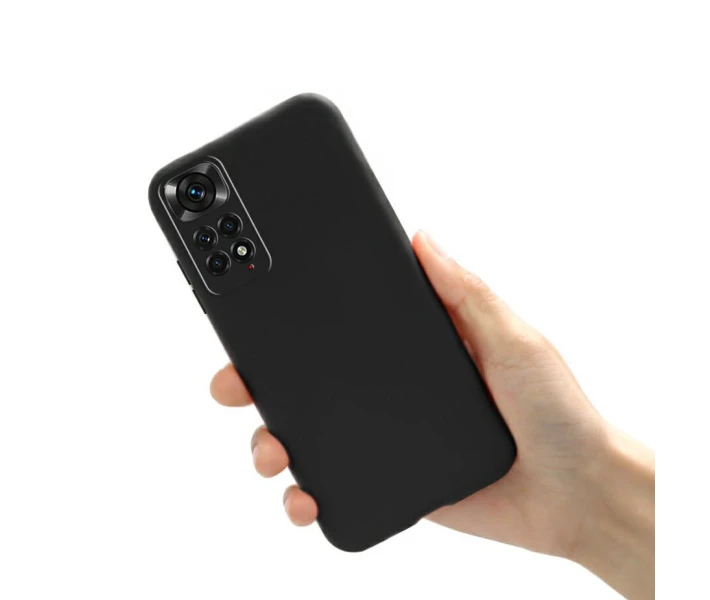 Фото - чехол для смартфона Чехол Candy Silicone для Xiaomi Redmi Note 11 4G / 11s цвет Черный (087408_1)
