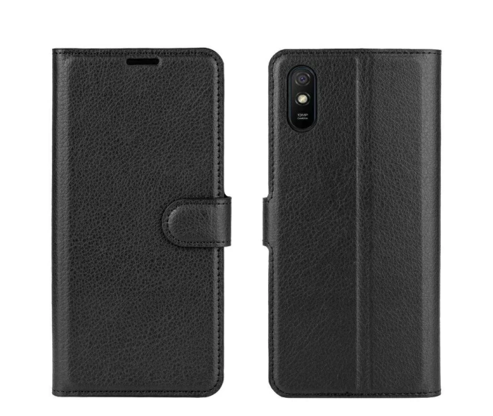 Фото - чехол для смартфона Чехол-Книжка с карманами для карт на Xiaomi Redmi 9A цвет Черный (085716_1)