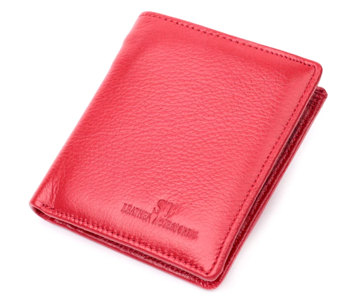 Фото - кошелек и портмоне Женский кошелек из натуральной кожи ST Leather Красный (259625)