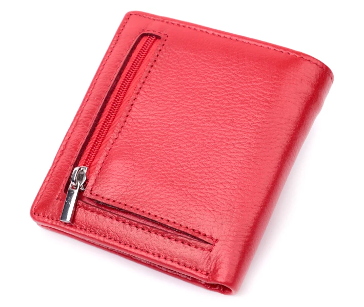 Фото - кошелек и портмоне Женский кошелек из натуральной кожи ST Leather Красный (259625)