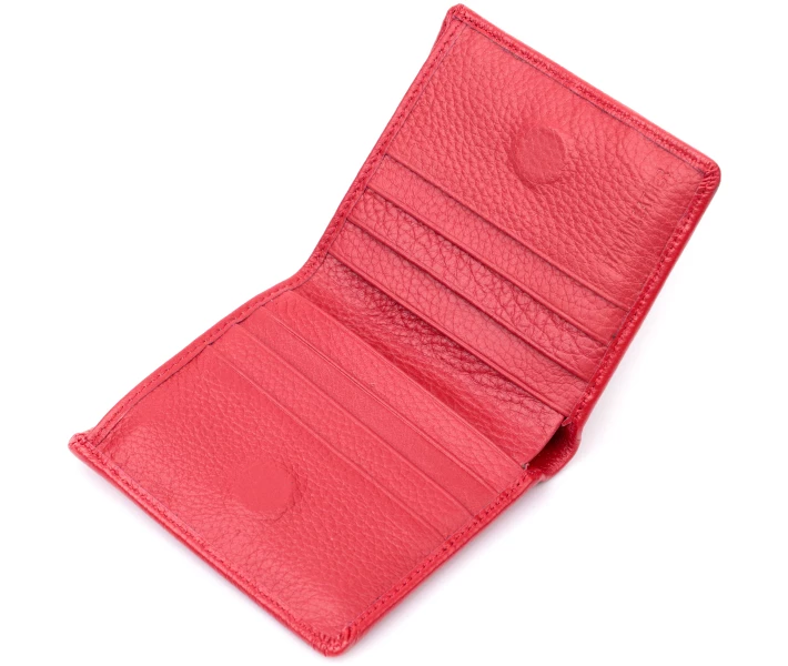 Фото - кошелек и портмоне Женский кошелек из натуральной кожи ST Leather Красный (259625)