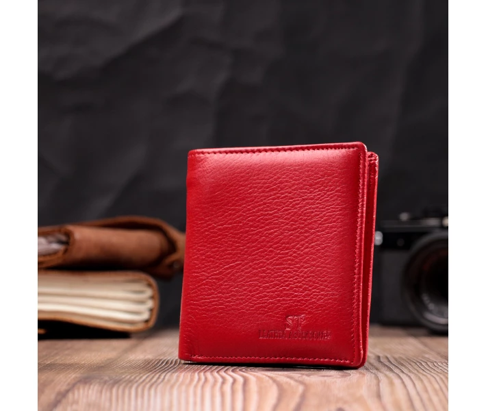 Фото - кошелек и портмоне Женский кошелек из натуральной кожи ST Leather Красный (259625)