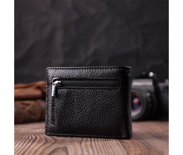 Фото - кошелек и портмоне Зажим из натуральной кожи ST Leather Черный (259579)