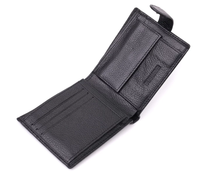 Фото - кошелек и портмоне Портмоне для мужчин из натуральной кожи ST Leather Черный (259590)