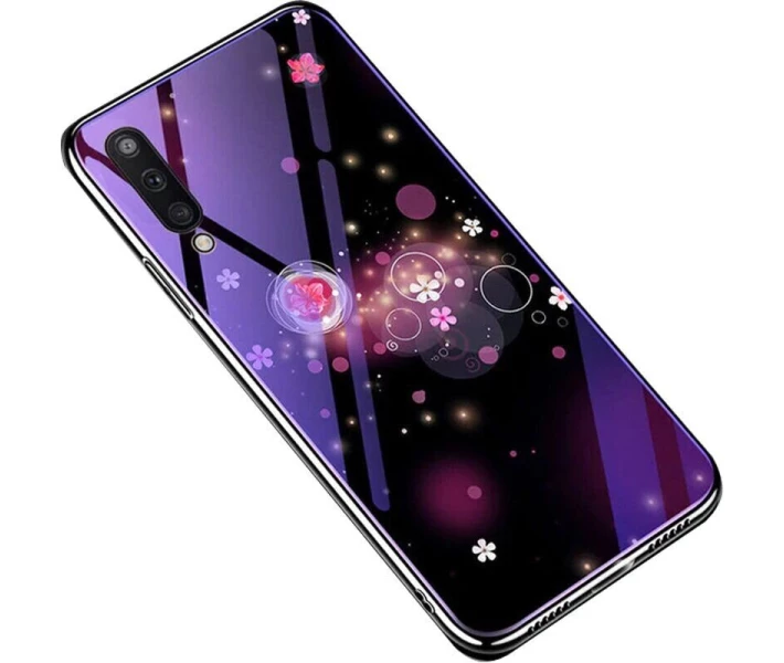 Фото - чехол для смартфона Силиконовый Чехол GlassCase Fantasy для Samsung Galaxy A30s / A50 / A50s (Пузырики и цветы) (063177_1)