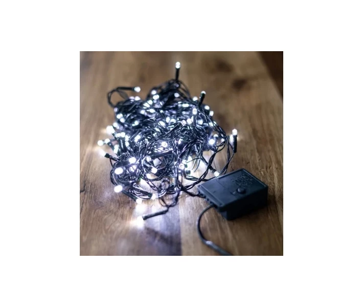 Фото - гирлянду Гирлянда BPNY White 160 LED, 10М, 8 функций, 220V, 9.6W (102950) (480735-01)