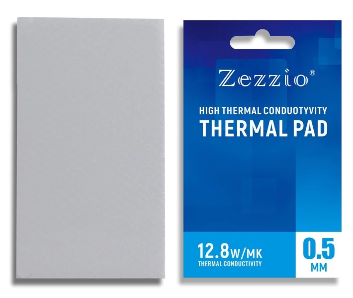 Фото - термопасту Термопрокладка Zezzio Thermal Pad 12.8 W/mK 85х45x0.5 мм