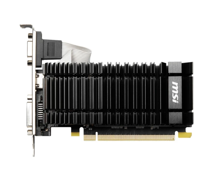 Фото - видеокарту Видеокарта MSI GeForce GT 730 (N730K-2GD3H/LPV1)