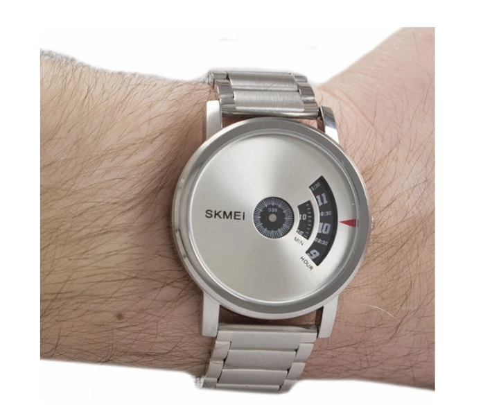 Фото - наручные часы Мужские часы Skmei 1260 оригинальные all silver (126011)